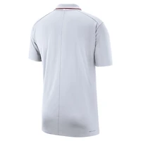 Polo performance entraîneurs Nike Arkansas Razorbacks 2023 pour homme - Blanc