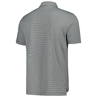 Men's Peter Millar Black Arkansas Razorbacks Jubilee Striped Performance Jersey Polo