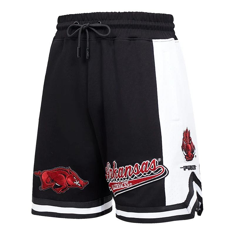 Short Pro Standard noir Arkansas Razorbacks Script Tail DK 2.0 pour hommes