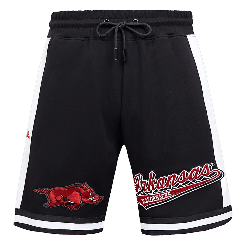 Short Pro Standard noir Arkansas Razorbacks Script Tail DK 2.0 pour hommes