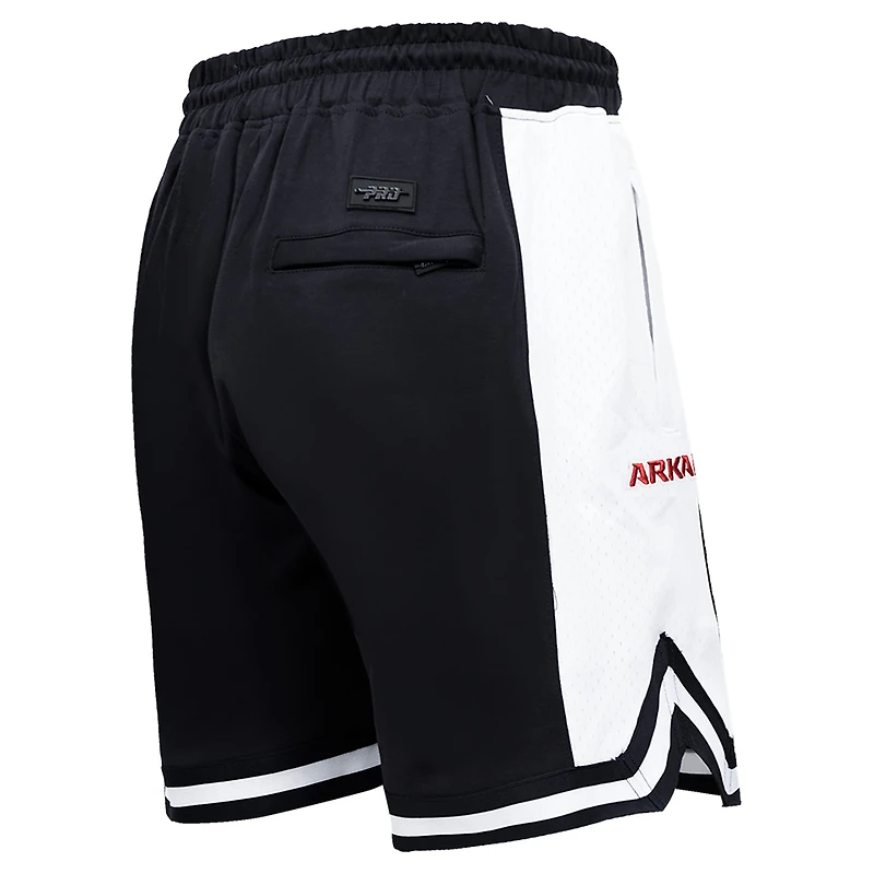 Short Pro Standard noir Arkansas Razorbacks Script Tail DK 2.0 pour hommes