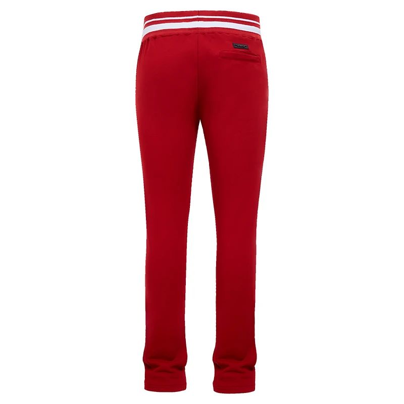 Men's Pro Standard Cardinal Arkansas Razorbacks Script Tail Fleece Sweatpants