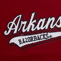 Men's Pro Standard Cardinal Arkansas Razorbacks Script Tail Fleece Sweatpants
