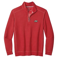 Men's Tommy Bahama Cardinal Arkansas Razorbacks Montego Bay Half-Zip Jacket