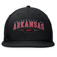 Men's Top of the World Black Arkansas Razorbacks Bullpen Snapback Hat