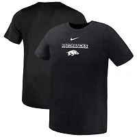 T-shirt Nike noir pour enfant, modèle Legend Performance des Arkansas Razorbacks