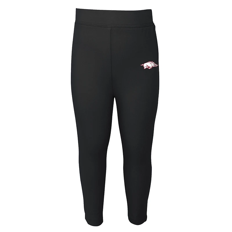 Toddler Cardinal/Black Arkansas Razorbacks Forever Love Team T-Shirt & Leggings Set