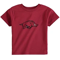 T-shirt à gros logo Cardinal Arkansas Razorbacks pour tout-petit