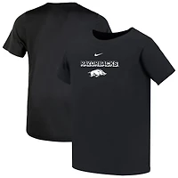 T-shirt Nike noir Arkansas Razorbacks Legend Performance pour enfant