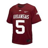 Maillot de jeu Nike #5 Cardinal Arkansas Razorbacks Untouchable pour tout-petit