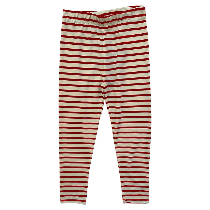 Ensemble haut à manches longues et leggings rayés tri-blend pour tout-petits, Wes & Willy Arkansas Razorbacks