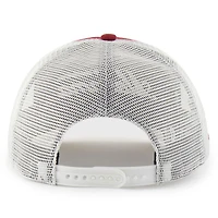 Casquette ajustable unisexe « 47 Cardinal Arkansas Razorbacks Contemporary Basics Foundation Trucker Hitch »