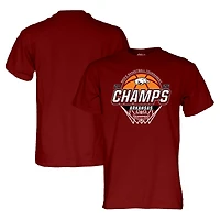 T-shirt unisexe bleu 84 Cardinal Arkansas Razorbacks Champions du tournoi de basketball masculin SEC 2026