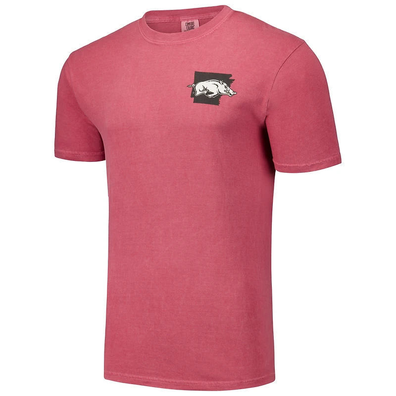 Unisex Cardinal Arkansas Razorbacks Hyper Local Whitaker Point T-Shirt