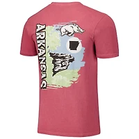 Unisex Cardinal Arkansas Razorbacks Hyper Local Whitaker Point T-Shirt