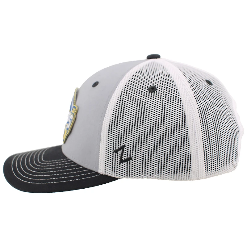 Unisex Zephyr Gray/Black Arkansas Razorbacks 2026 SEC Men's Basketball Tournament Champions Dakota Adjustable Hat