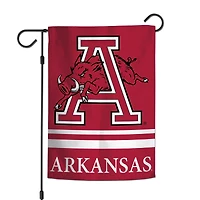 Drapeau de jardin double face WinCraft Arkansas Razorbacks 12'' x 18'' College Vault