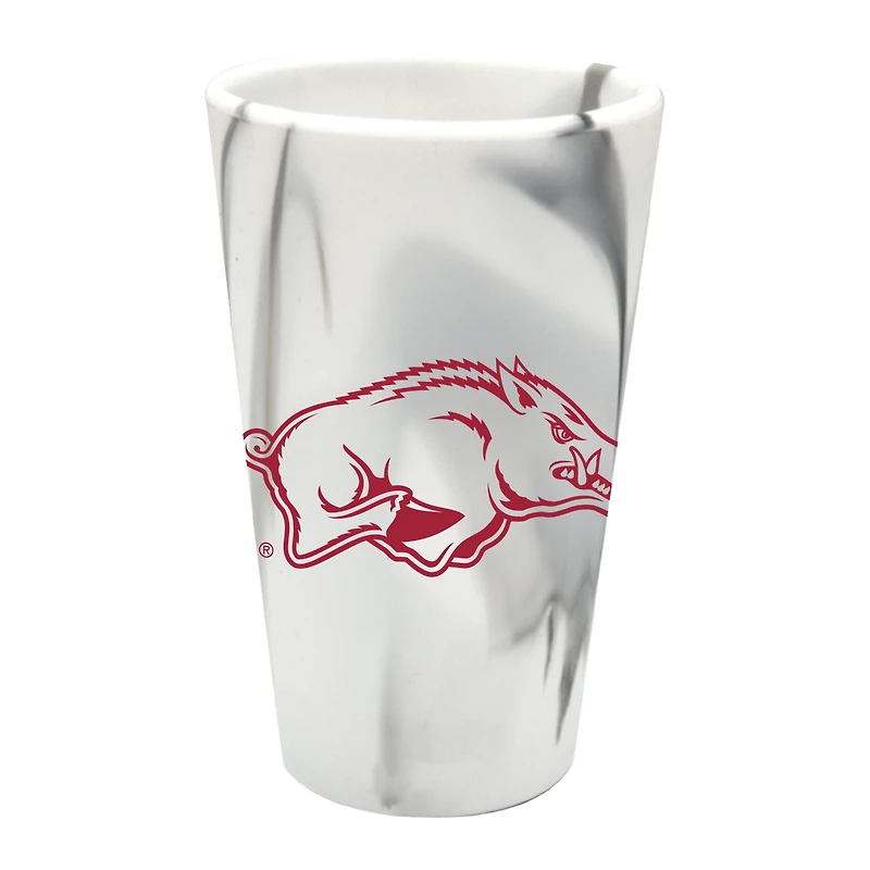 WinCraft Arkansas Razorbacks 16oz. Verre à pinte en silicone à la mode