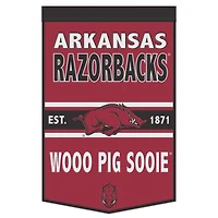 WinCraft Arkansas Razorbacks 24" x 38" Slogan Banner
