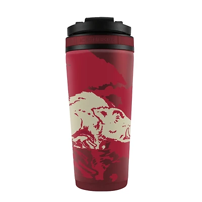 Bouteille shaker WinCraft Arkansas Razorbacks 26 oz en acier inoxydable 4D
