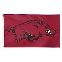 Drapeau WinCraft Arkansas Razorbacks 3' x 5' avec logo principal (face simple)