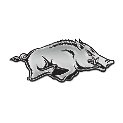 Emblème chromé WinCraft Arkansas Razorbacks pour voiture