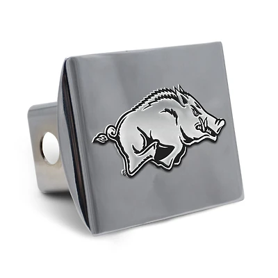 Cache-attelage en métal chromé haut de gamme WinCraft Arkansas Razorbacks