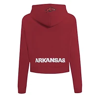Veste à capuche entièrement zippée sequins Game Day Pro Standard Cardinal Arkansas Razorbacks pour femme