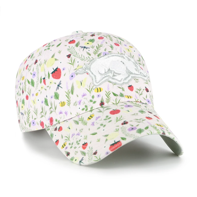 Women's '47 Light Pink Arkansas Razorbacks Posey Clean Up Adjustable Hat