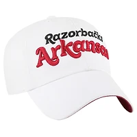 Women's '47 White Arkansas Razorbacks Pensacola Clean Up Adjustable Hat