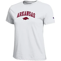 Women's Champion  Cardinal Arkansas Razorbacks Arched Over Logo T-Shirt
