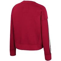 Women's Colosseum  Cardinal Arkansas Razorbacks Honeymoon Sweatshirt