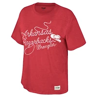 Women's Colosseum x Wrangler Cardinal Arkansas Razorbacks Lasso Oversized T-Shirt