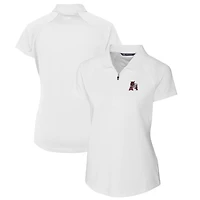 Polo extensible Forge pour femme, blanc, des Arkansas Razorbacks de Cutter & Buck