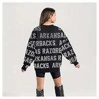 Women's Gameday Couture  Black Arkansas Razorbacks Hype Era Sweatshirt