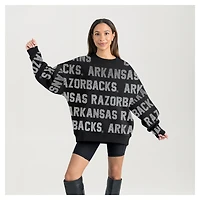 Sweat-shirt noir Gameday Couture pour femmes, style Arkansas Razorbacks, collection Hype Era