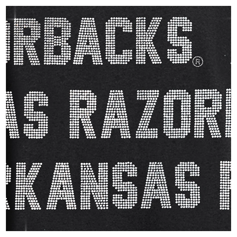 Women's Gameday Couture Black Arkansas Razorbacks Hype Era Sweatshirt