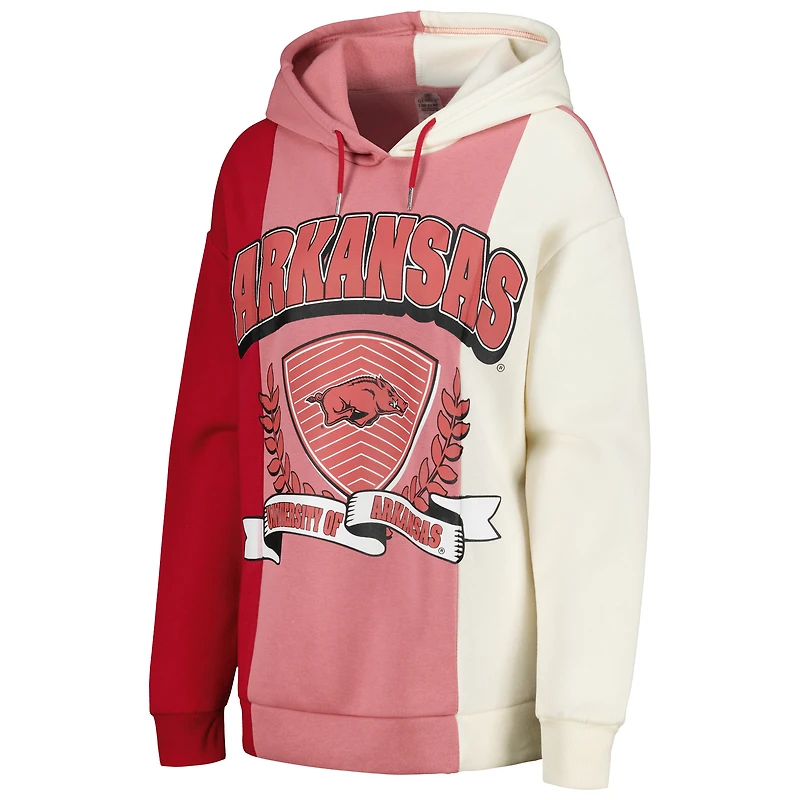 Sweat à capuche Gameday Couture Cardinal Arkansas Razorbacks Hall of Fame pour femme