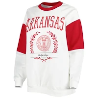 Women's Gameday Couture White Arkansas Razorbacks It's A Vibe Dolman Pullover Sweatshirt