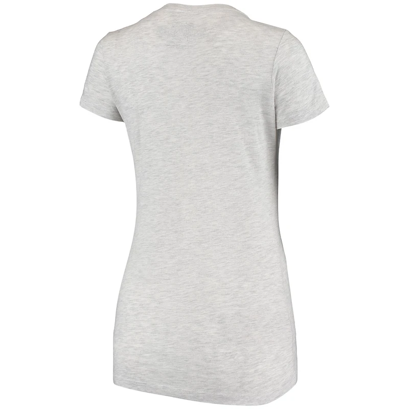 Women's Original Retro Brand Gray Arkansas Razorbacks Tri-Blend T-Shirt