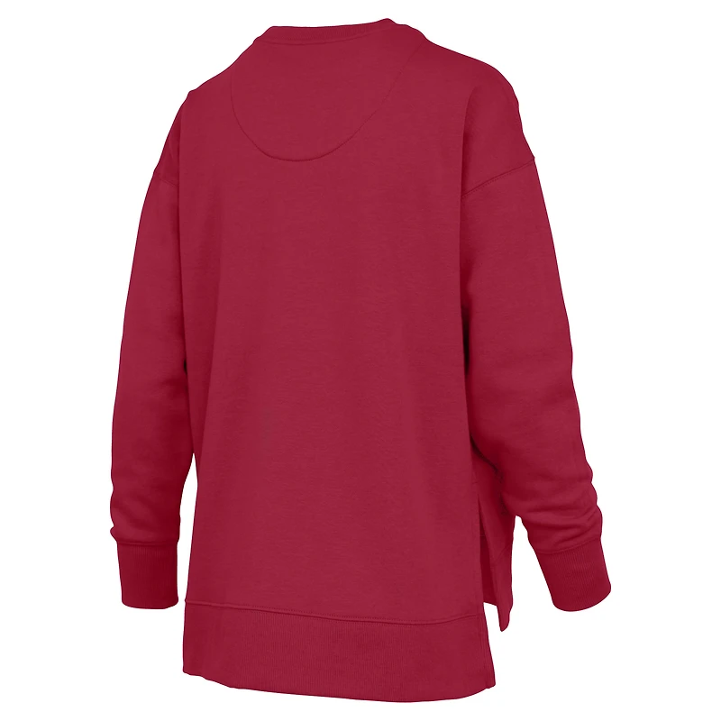 Sweat-shirt en chenille Harper pour femme, Cardinal Arkansas Razorbacks Bonanza