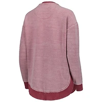 Sweat à capuche Pressbox Cardinal Arkansas Razorbacks Ponchoville pour femme