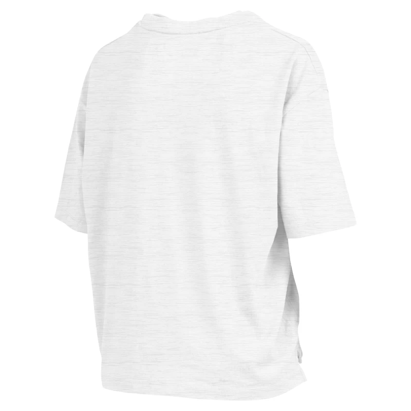 Women's Pressbox White Arkansas Razorbacks Rock & Roll Slub T-Shirt