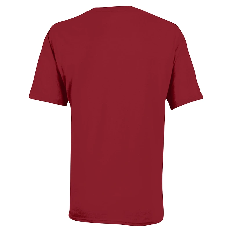 Champion de la jeunesse Cardinal Arkansas Razorbacks Team Arch T-Shirt