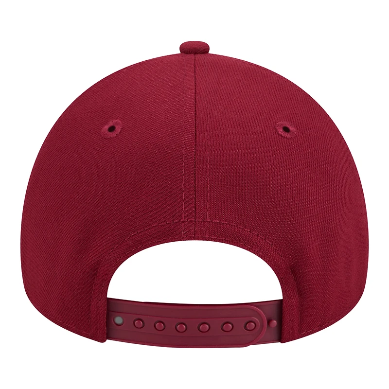 Casquette ajustable New Era Cardinal Arkansas Razorbacks 9FORTY pour jeunes
