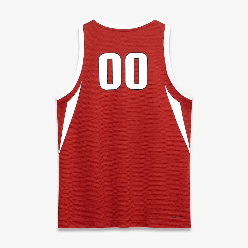 Maillot de basketball réplique Nike pour enfant n° 00 Crimson Arkansas Razorbacks