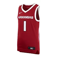 Maillot de basket-ball réplique Nike #1 Crimson Arkansas Razorbacks pour jeunes