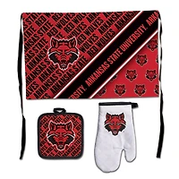 Ensemble de barbecue WinCraft Arkansas State Red Wolves 3 pièces