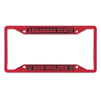 WinCraft Arkansas State Red Wolves Chrome Color License Plate Frame