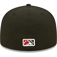 Men's New Era Black Arkansas Travelers Authentic Collection Road 59FIFTY Fitted Hat